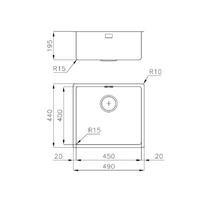 Pomivalno korito FOSTER KE 2154 050 