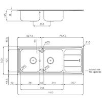 Pomivalno korito FOSTER Elettra 5812 062 