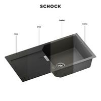 Pomivalno korito SCHOCK Manhattan D-100L Nero