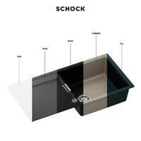 Pomivalno korito SCHOCK Mono D-100L Silverstone