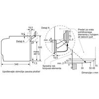 Vgradna pečica s parno funkcijo Bosch HSG636ES1 - ODPRODAJA EKSPONATA
