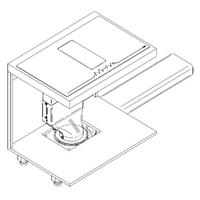 Indukcijska plošča z napo Airforce Centrale POP 86 CCASP910074 - NOVO