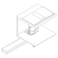 Indukcijska plošča z napo Airforce Centrale POP 86 CCASP910074 - NOVO