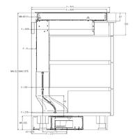 Indukcijska plošča z napo Airforce Centrale POP 86 CCASP910074 - NOVO