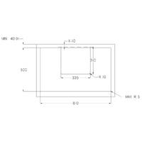 Indukcijska plošča z napo Airforce Centrale POP 86 CCASP910074 - NOVO