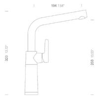 Kuhinjska armatura Schock SC-540 557000 Onyx