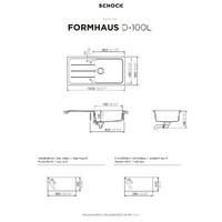 Pomivalno korito SCHOCK Formhaus D-100L Croma