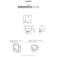 Pomivalno korito SCHOCK Greenwich N-100 Stone