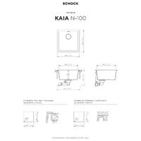 Pomivalno korito SCHOCK Kaia N-100 Puro