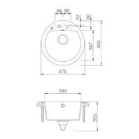 Pomivalno korito SCHOCK Manhattan R-100 Onyx