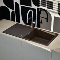 Pomivalno korito SCHOCK Mono D-100L Bronze