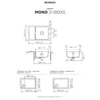 Pomivalno korito SCHOCK Mono D-100XS Polaris