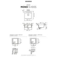 Pomivalno korito SCHOCK Mono N-100S Silverstone
