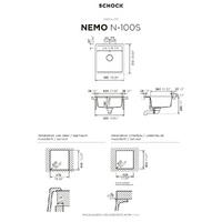 Pomivalno korito SCHOCK Nemo N-100S Onyx