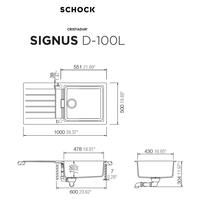 Pomivalno korito SCHOCK Signus D-100L Stone