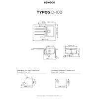 Pomivalno korito SCHOCK Typos D-100 Onyx