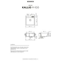 Pomivalno korito SCHOCK Kallio M-100 Day
