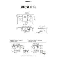 Pomivalno korito SCHOCK Signus C-150 Magma