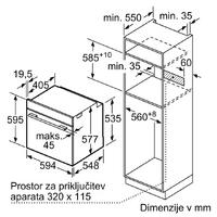 Vgradna pečica Bosch HBG7741B1