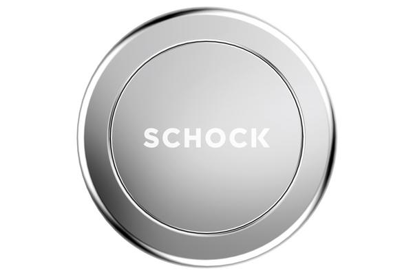 Gumb ekscentra na pritisk z mehanizmom Schock Comfopush 420016 Chrome