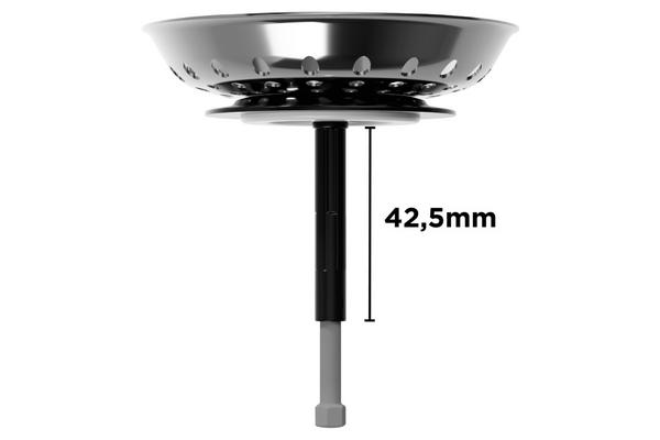 Zamašek izliva z nastavitvijo SCHOCK 420002 Chrome