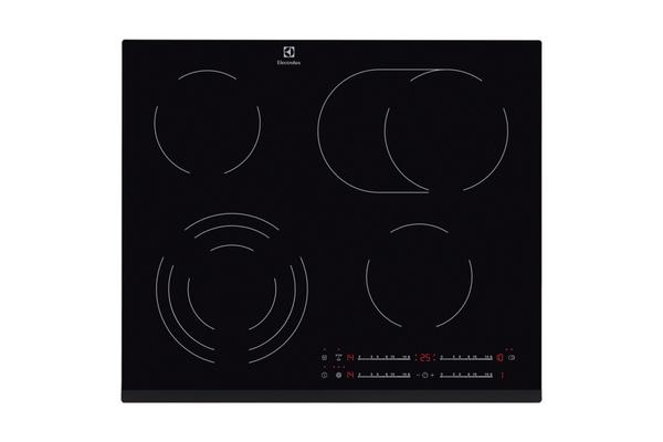 Steklokeramična kuhalna plošča Electrolux EHF6547FXK