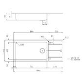 Pomivalno korito FOSTER Evo 3219 051