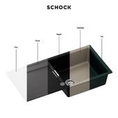 Pomivalno korito SCHOCK Mono D-100L Silverstone