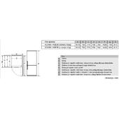 Prostostoječi hladilnik z zamrzovalnikom Bosch KGV58VLEAS