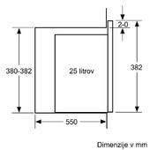 Vgradna mikrovalovna pečica Bosch BFL554MS0