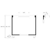 Indukcijska plošča z napo Airforce Centrale POP 86 CCASP910074 - NOVO