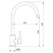 Set pomivalno korito SCHOCK Formhaus D-100LS Nero & armatura SCHOCK Prima 533127S Black