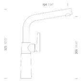 Kuhinjska armatura Schock SC-540 557000 Onyx