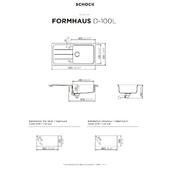 Pomivalno korito SCHOCK Formhaus D-100L Croma