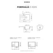 Pomivalno korito SCHOCK Formhaus D-100S Asphalt
