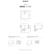 Pomivalno korito SCHOCK Kaia N-100 Puro