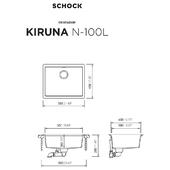 Pomivalno korito SCHOCK Kiruna N-100L Ivy