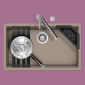 Pomivalno korito SCHOCK Kiruna N-100XL Twilight