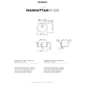 Pomivalno korito SCHOCK Manhattan R-100 Onyx