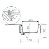 Pomivalno korito SCHOCK Mono D-100 FB Silverstone