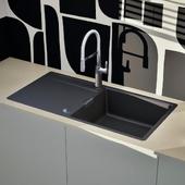 Pomivalno korito SCHOCK Mono D-100L FB Stone