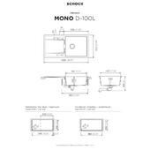 Pomivalno korito SCHOCK Mono D-100L Bronze