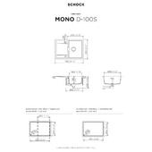 Pomivalno korito SCHOCK Mono D-100S Silverstone
