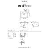 Pomivalno korito SCHOCK Mono N-100 Bronze
