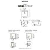 Pomivalno korito SCHOCK Mono N-100S Silverstone