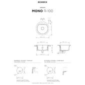 Pomivalno korito SCHOCK Mono R-100 Bronze