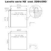 Pomivalno korito FOSTER KE Filotop 2264 050