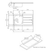 Pomivalno korito FOSTER S1000 1186 500 