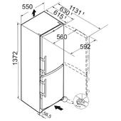 Prostostoječi hladilnik Liebherr CUe231-26