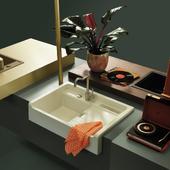 Set izliv, preliv in gumb SCHOCK 400065 EDM